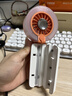 艾美特冰霧傘夾手持小風扇隨身制冷電風扇桌面辦公室宿舍USB充電安靜輕音可折疊便捷迷你小型風扇H20-U1A 【冰漾·活力橙】一臺頂四臺+實測降溫16.5℃+7m/s暴風 曬單實拍圖