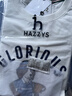 HAZZYS【涼感】哈吉斯男裝 26新款夏季印花上衣圓領短袖T恤男 白色WT XL （180/100A 50） 曬單實拍圖