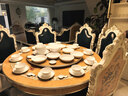 景德鎮(zhèn)陶瓷餐具家用吃飯碗碟玲瓏面碗高溫白瓷湯盤碗筷套裝喬遷新婚送禮 玉蘭花餐具套裝 58頭 曬單實拍圖