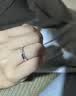 中國黃金鉆石足銀情侶戒指一對男女求婚鉆戒女生生日禮物女友老婆結婚紀念 交織情侶對戒璀璨鉆石【京速達】 曬單實拍圖