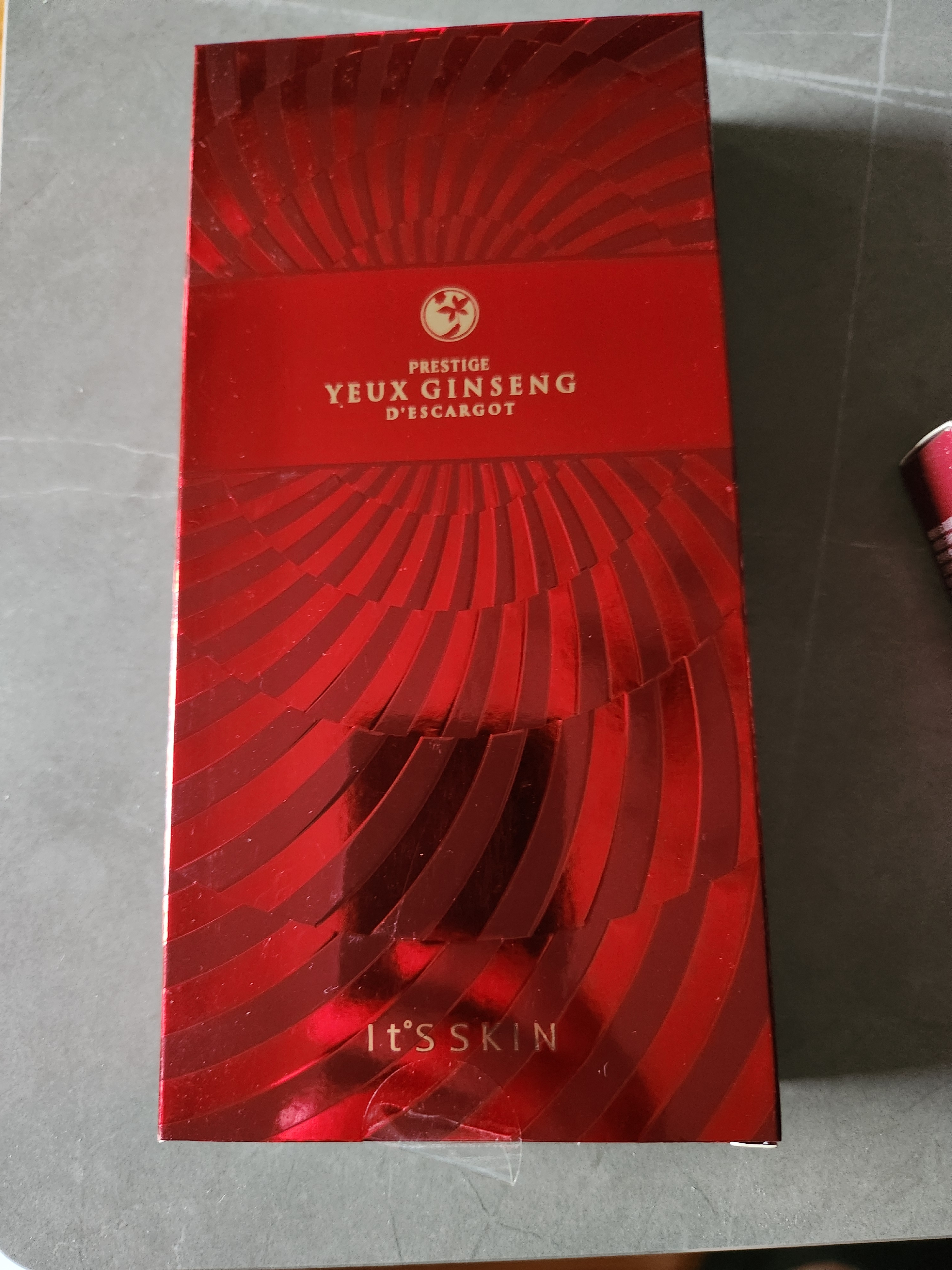 伊思（It’s skin）紅參滾珠眼霜15ml*2淡化細紋黑眼圈眼袋緊致眼周全臉淡紋護膚品女 曬單實拍圖