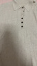 麥檬【董潔同款】MM天然麻系列亞麻老錢絞花針織短袖26夏新 【萊賽爾×亞麻×醋纖】亞麻色5H7932691 M （105-120斤） 曬單實拍圖
