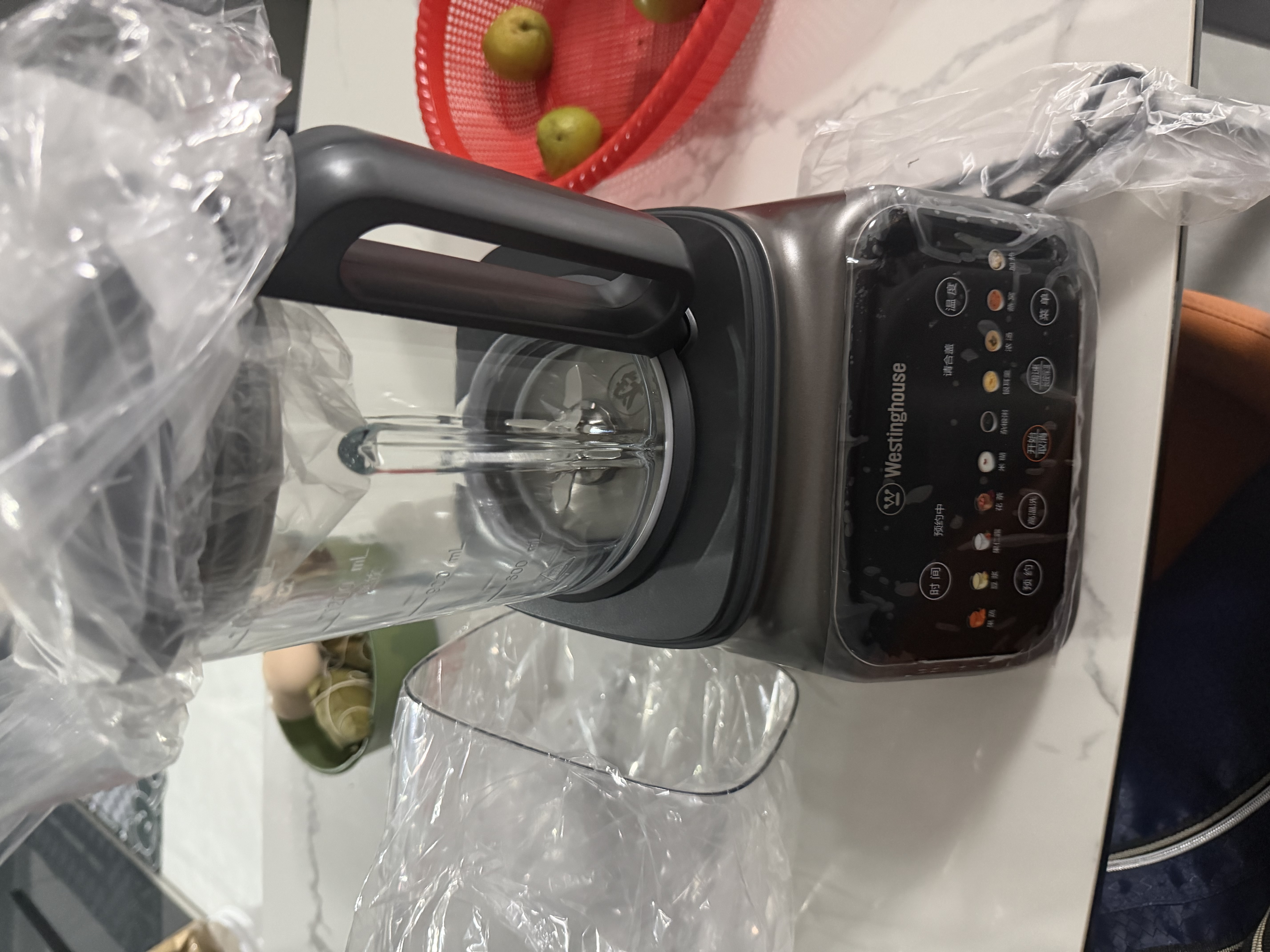 西屋（Westinghouse）純鈦破壁機變頻無刷降噪0涂層純鈦發熱盤1.5L全自動防糊豆漿機柔音觸控彩屏輔食機 WPB15J37W Pro 曬單實拍圖