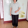 雅鹿中老年人短袖襯衫女新款老太太女款全棉上衣媽媽奶奶夏季純棉襯衣 曬單實拍圖