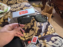 雷朋（RayBan）男女款眼鏡潮流黑方超款高級(jí)感時(shí)尚開車防曬太陽(yáng)鏡0RB4387F 禮物 曬單實(shí)拍圖