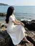 圣保美法式氣質(zhì)白色短袖連衣裙女夏季2026新款高級(jí)感韓系收腰顯瘦長(zhǎng)裙子 【白色】 S 碼 曬單實(shí)拍圖