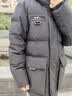 波司登（BOSIDENG）極寒鵝絨羽絨服男士冬季連帽短款百搭科技御寒工裝版型保暖外套 黑色8056-至高抵御-20°C L 180/100A 體重約140-160斤 曬單實拍圖