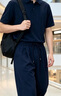 JEEP SPIRIT夏季休閑運(yùn)動(dòng)套裝男士短袖t恤夏天衣服男裝搭配一整套潮流夏裝 深藍(lán)色 3XL 曬單實(shí)拍圖