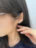 唯一（Winy）施華洛世奇鋯999純銀耳釘女耳環飾2026新款七夕情人節禮物送老婆 曬單實拍圖