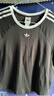 阿迪達斯（adidas）三葉草系列 女 BABY TEE W 短袖T恤 KT7794 黑色 M 曬單實拍圖