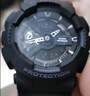 卡西歐（CASIO）黑武士手表 G-SHOCK運動防水戶外男士腕表學生男表日韓表七夕禮物 GA-110-1B 黑武士 曬單實拍圖