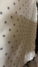 H&M2026夏季新款女裝波點(diǎn)緞面高腰中長半身裙1000170 白色 S 曬單實(shí)拍圖
