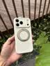 飛利浦（PHILIPS）【真液態丨環保】適用蘋果17promax手機殼iPhone17pro液態硅膠磁吸360°支架17防摔軟糯保護套男女 【古董白】軟糯手感 | 全包相機鍵 iPhone17pro  曬單實拍圖