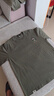 JEEP吉普短袖T恤男士夏季寬松重磅上衣服純棉潮流印花男裝軍綠2XL 曬單實拍圖