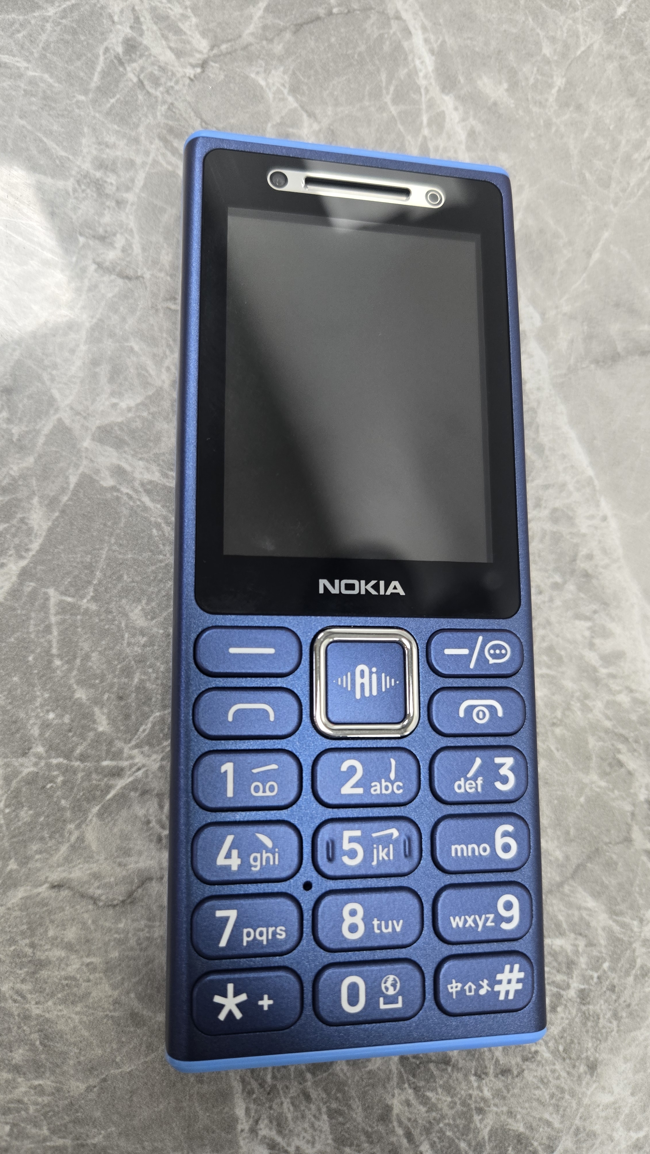 諾基亞（NOKIA）210 4G全網通 微聊語音視頻 定位AI雙卡雙待 直板按鍵學生老人老年人功能機備用手機 藍色 曬單實拍圖