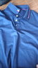 純界高端POLO衫定制印logo冰絲工作服夏短袖企業團體文化衫 藏藍 XL 曬單實拍圖