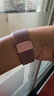 watchbond 適用蘋果apple iWatch s11手表表帶s10/s9女款米蘭磁吸表帶s8/7/6金屬不銹鋼se3腕帶夏季手表配件 【米蘭磁吸】玫瑰粉 38/40/41/42mm小表盤通用 曬單實拍圖
