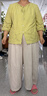 纖莉秀【老錢風(fēng)慵懶褲子】大碼女裝寬松休閑九分褲胖mm2026夏新款1989 原麻色 3XL 曬單實(shí)拍圖