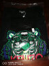 KENZO/高田贤三男装 新款经典大虎头棉质圆领短袖T恤衫 5TS020 FB65TS020 4YA 99 黑色红字 L 实拍图