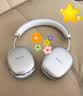 聯想投資品牌異能者頭戴主動智能降噪藍牙耳機重低音低延時游戲音樂網課騎行 適用拯救者小新禮品 銀色 曬單實拍圖