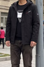 皮爾卡丹（pierre cardin）男士夾克加絨加厚2026秋冬季新款男裝韓版潮流保暖上衣服休閑外套 901黑色 L 【適合110-125斤】 曬單實拍圖