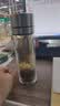XDO一鍵開蓋水杯男士茶杯雙層玻璃泡茶杯子防爆耐高溫全鋼蓋 曬單實拍圖