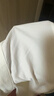 名創(chuàng)優(yōu)品（MINISO）短袖襯衫男士夏季新款涼感冰絲襯衣寬松休閑白色薄外套 白 L 曬單實拍圖