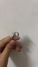 老鳳祥戒指情侶對(duì)戒足銀999一對(duì)純銀七夕情人節(jié)禮物送女友生日禮物老婆 曬單實(shí)拍圖