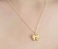 中國黃金（CHINA GOLD）蝴蝶結(jié)黃金項(xiàng)鏈女足金在逃公主吊墜七夕情人節(jié)禮物送女友老婆生日 京速達(dá)-足金愛心在逃公主吊墜-足金鏈 曬單實(shí)拍圖
