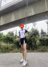 斯哲維世（SZONVOS）品牌輕奢羽毛球服女套裝速干女士短袖防走光運動(dòng)短裙網(wǎng)球裙網(wǎng)球服 單件上衣 S 曬單實(shí)拍圖