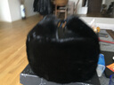 宗純  貂皮帽子男士皮草帽整皮水貂毛雷鋒帽貂皮帽加棉護耳水貂裘皮帽 黑色 L(57-58CM) 曬單實(shí)拍圖