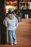 嘟嘟家【4級防潑水】兒童棉服卡通冬裝男童棉襖連帽冬款女童棉衣童裝潮 海鹽藍 130 曬單實拍圖