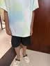 匹克童裝男童套裝夏季2026年新款兒童扎染衣服中大童夏裝涼感短袖t恤 曬單實拍圖