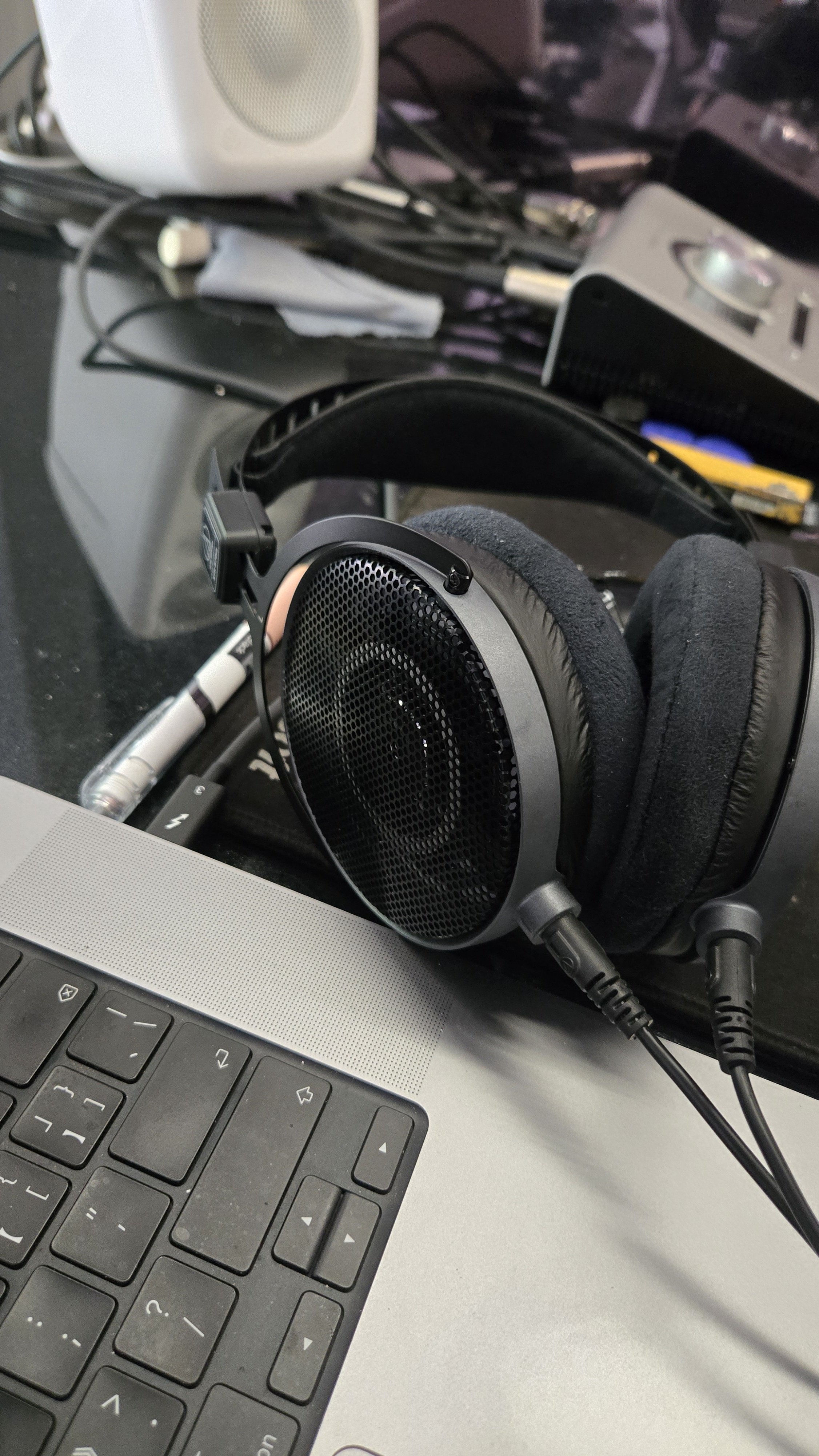 鐵三角【旗艦店】ATH-R70XA HIFI頭戴開放式音樂HIFI耳機 可換線 需搭配耳放 ATH-R70XA(470歐姆)+國行全新+4.4線定制線 曬單實拍圖