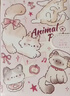 咔巴熊皮面磁扣本動物日記本筆記本兒童卡通高顏值手賬本幼兒園開學男女孩生日禮物 曬單實拍圖