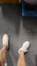 鴻星爾克板鞋夏季新款透氣男鞋小白鞋休閑鞋厚底增高滑板鞋百搭運動鞋子男 微晶白 39 曬單實拍圖