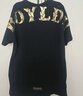 BOY LONDON黑粉寬松時尚朋克潮牌圓領T恤夏季新款男女短袖N01905 黑色N01910 （黑金） XL 曬單實拍圖