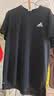 阿迪達(dá)斯（adidas）【京東奧萊】夏季簡(jiǎn)約男裝運(yùn)動(dòng)套頭時(shí)尚潮流短袖HT9052 HT9052 XL 尺碼偏小建議拍大一碼 曬單實(shí)拍圖