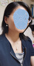 AJIDOU阿吉豆項鏈女款氣質鎖骨鏈毛衣鏈鑲歐美冰雪珍珠吊墜配飾品七夕 曬單實拍圖