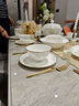 以辰景德鎮(zhèn)家用新款碗碟套裝中式高顏值陶瓷骨瓷餐具套裝碗盤喬遷新居 【超值性價(jià)比】大好江山富貴煲配置 62件套 曬單實(shí)拍圖