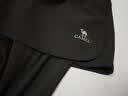 駱駝（CAMEL）假兩件速干運動女褲彈力跑步健身五分褲 Y24BA4L0037M 幻影黑 XL 曬單實拍圖