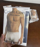 Calvin Klein內衣【七夕禮物吳晗同款】男士三條裝ck低腰棉質透氣防夾臀內褲男 U2664998-太空黑/月光白/椰青灰 3條 XL 曬單實拍圖