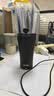 膳魔師（THERMOS）便攜電動攪拌杯咖啡杯新款陶瓷涂層車載辦公室保溫杯高顏值水杯子 膳魔師-曜夜黑【395ml】+咖色杯套 曬單實拍圖