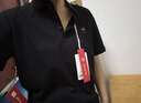 海瀾之家（HLA）短袖POLO衫男款飛馬刺繡涼感短袖男夏季 黑色7E【涼感】 HNTPW2F063A L 175/92A 推薦137~150斤 曬單實拍圖