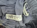 MUJI女式 涼感 裙褲 褲子 女款26年夏季款 女裝 BE203A6S 藍色格紋 M 160/66A 曬單實拍圖