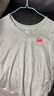 蓋璞Gap女裝早秋純棉logo刺繡V領(lǐng)愛(ài)心捏褶短袖上衣858936 淺灰色 M (165/88A)亞洲尺碼 曬單實(shí)拍圖