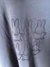 優衣庫miffy UT/短袖T恤女裝印花T恤26春夏新款米菲485347 07 青灰色 XL 曬單實拍圖