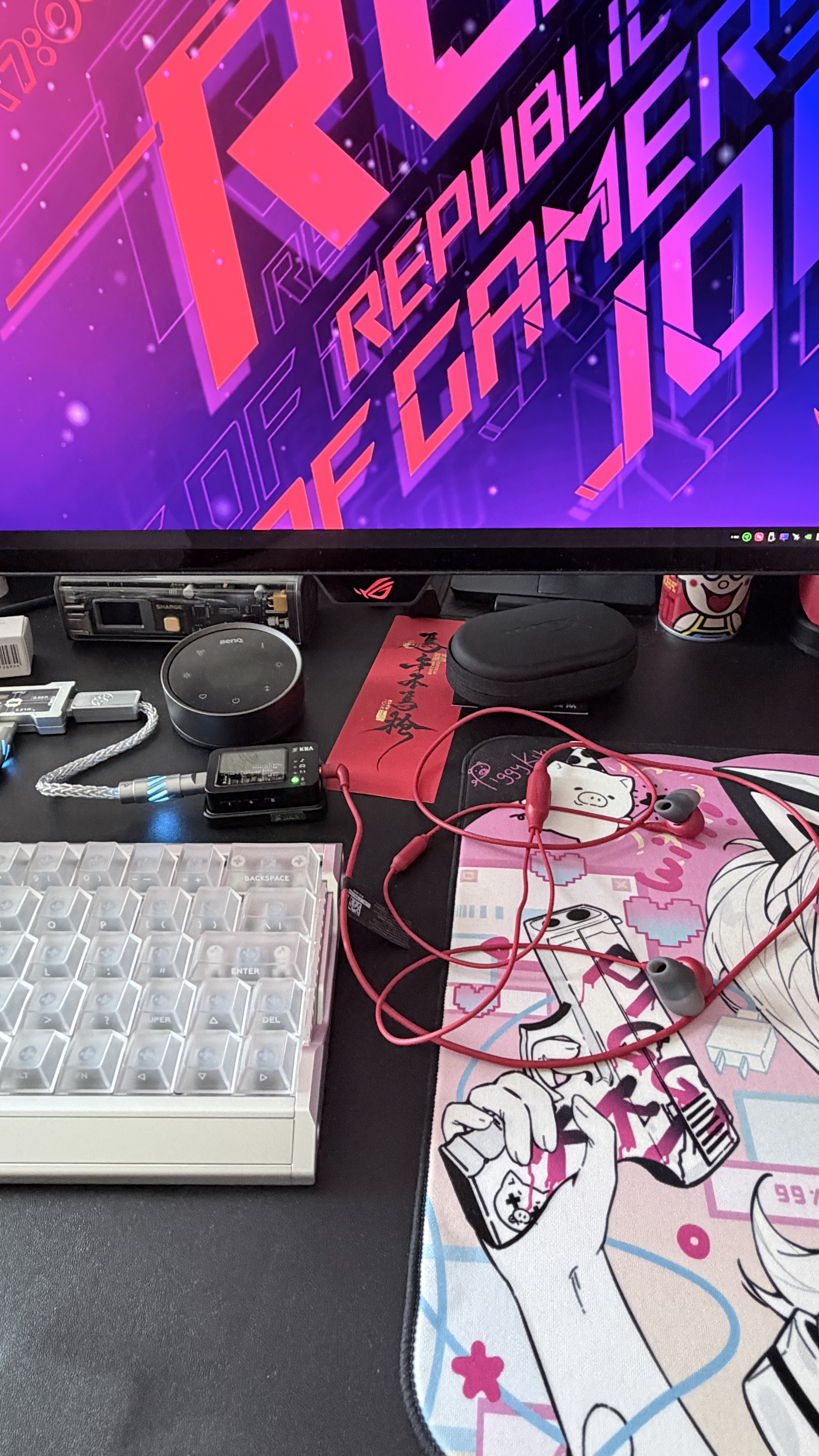 極度未知（HYPERX）云雀2/3入耳式電競游戲耳機有線3.5mm接口筆記本電腦手機csgo吃雞絕地求生fps游戲耳麥三角洲行動 【云雀3紅】2026新品 入耳式游戲耳機 曬單實拍圖