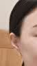 瑞泓祥999銀針貓眼石耳釘女輕奢高級感2026年新款爆款耳飾氣質耳環 【999銀針】方形貓眼石一對 曬單實拍圖