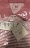 優衣庫快干POLO衫/短袖/條紋男裝女裝合作款/T恤485566 12 桃紅色 M 曬單實拍圖